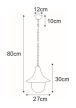 Kerti függeszték K-8131 fekete - BOSTON