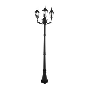 Kerti lámpa K-7009A2/3 fekete - STANDARD
